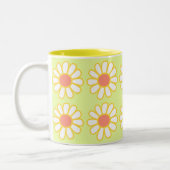 Daisy Simple Green Tweekleurige Koffiemok (Links)