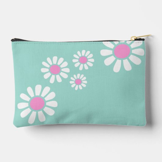 Daisy Simple Monogram Paarse Etui (Achterkant)