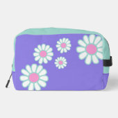 Daisy Simple Monogram Paarse Toilettasje (Achterkant)