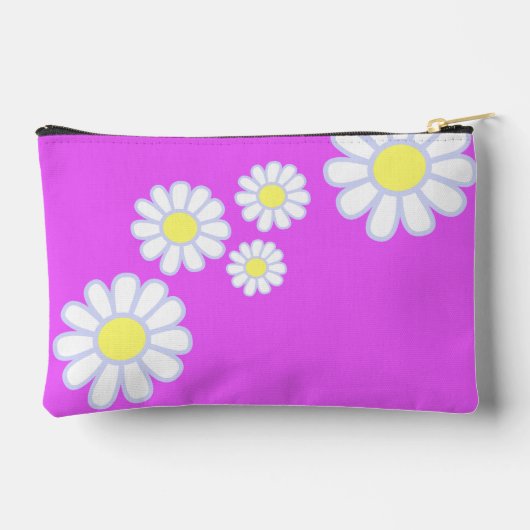 Daisy Simple Monogram Violet Etui (Achterkant)