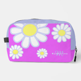 Daisy Simple Monogram Violet Toilettasje