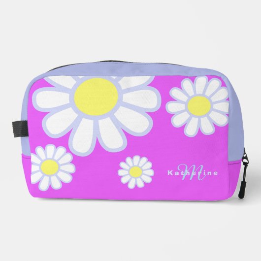 Daisy Simple Monogram Violet Toilettasje (Voorkant)
