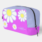 Daisy Simple Monogram Violet Toilettasje (Rechterhoek)