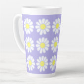 Daisy Simple Paarse Latte Mok (Linkerhoek)