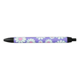 Daisy Simple Paarse Zwarte Inkt Pen