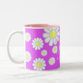 Daisy Simple Violet Tweekleurige Koffiemok (Links)