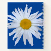 Daisy Sketchbook Blue White Script Notitieboek (Achterkant)