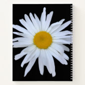 Daisy Sketchbook Zwart Wit Script Notitieboek (Achterkant)