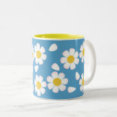 Daisy Sky Springtime-Mok Tweekleurige Koffiemok (Voorkant rechts)