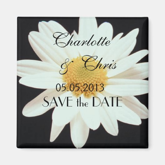 Daisy; Sla de datummagneet op Magneet (Voorkant)