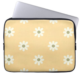 Daisy Smile Bloemige tiener meisje Laptop Sleeve