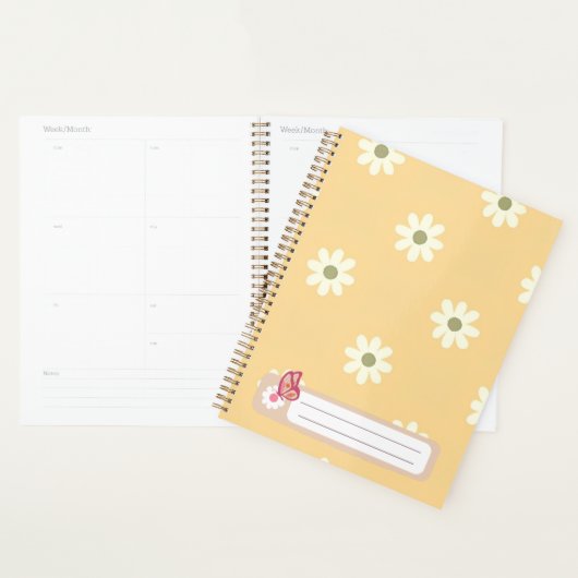 Daisy Smile Bloemige tiener meisje Planner (Display)