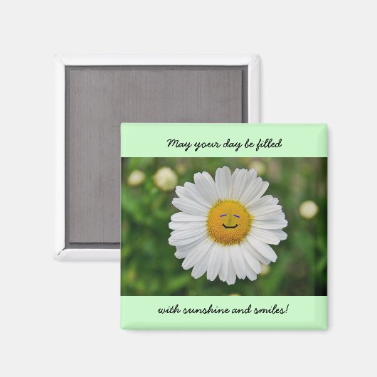 Daisy Smile Magneet (Voorkant / Achterkant)