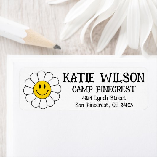 Daisy Smiley Etiket (Insitu)