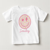 Daisy Smiley Gezicht Graphic Pastel Roze (Voorkant)