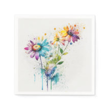 Daisy Spatter, levendige kleuren,