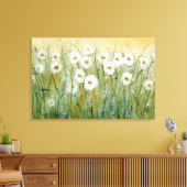 Daisy Spring I Canvas Afdruk (Insitu (Woonkamer))