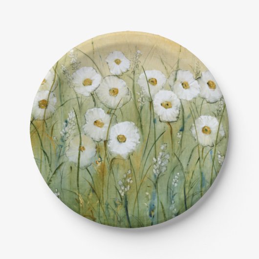 Daisy Spring I Papieren Bordje (Voorkant)