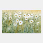 Daisy Spring I Rechthoekige Sticker (Voorkant)