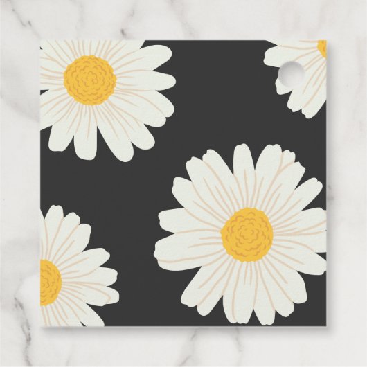 Daisy Square Bedankt Label (Achterkant)