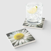 Daisy Stenen Onderzetter (Zijkant)