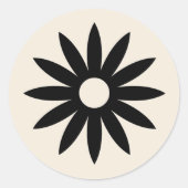 Daisy sticker! ronde sticker (Voorkant)