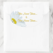 Daisy Stickers Personalized White Daisy Stickers (Tas)