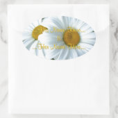 Daisy Stickers Personalized White Daisy Stickers (Tas)