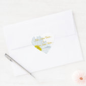 Daisy Stickers Personalized White Daisy Stickers (Envelop)