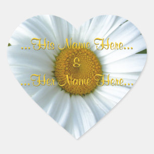 Daisy Stickers Personalized White Daisy Stickers