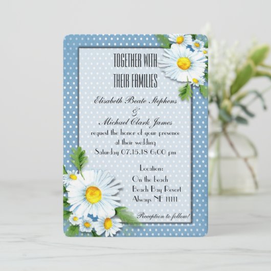 Daisy Stippen - Weddenschap - Matte 5 x 7 inch Kaart (Staand voorkant)
