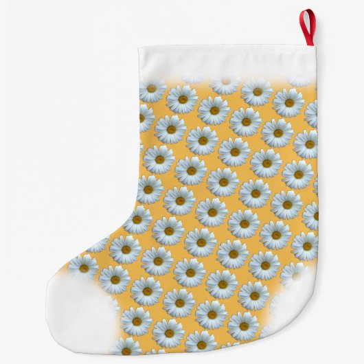 Daisy Stocking Kerstdagen, Aangepast stoppen Grote Kerstsok (Achterkant)