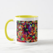 Daisy Straw flower Happy Moederdag mok (Links)