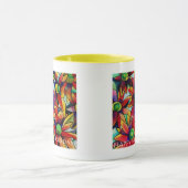 Daisy Straw flower Happy Moederdag mok (Midden)