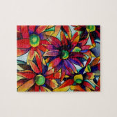 Daisy Straw multicolored wilde bloemen Legpuzzel (Horizontaal)