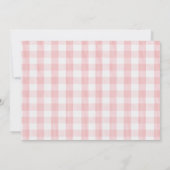 Daisy Strawberry Berry Sweet Baby shower Foto Kaart (Achterkant)