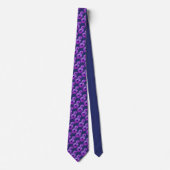Daisy Stropdas Beauful Blue Wildflower Necktie (Voorkant)