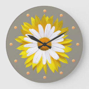 Daisy Sunflower Wall klok