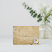  Daisy Table Place Card Plaatskaartje (Staand voorkant)