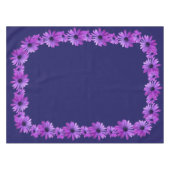 Daisy Tablecloth Blue Daisy Flowers Tablecloth Tafelkleed (Voorkant (Horizontaal))