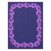 Daisy Tablecloth Blue Daisy Flowers Tablecloth Tafelkleed (Voorkant)