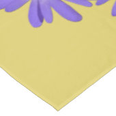 Daisy Tablecloth Paars Daisy Flowers Tablecloth Tafelkleed (Gekanteld)