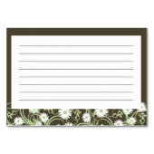 Daisy Tea Party Recept Kaart (Achterkant)