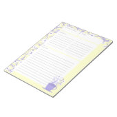 Daisy Tea Party Recipe Pages Notitieblok (Schuin)