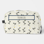 Daisy Tekening in aangepaste naam Toilettasje (Voorkant)