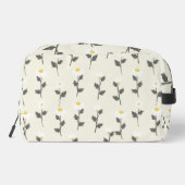 Daisy Tekening in aangepaste naam Toilettasje (Achterkant)