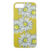 Daisy Telefoon Case Mosterd Geel Bloemen Art (Achterkant)