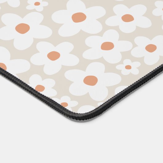 Daisy terracotta modern schattig modern elegant bureaumat (Hoek)