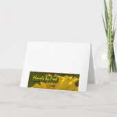 Daisy Thank u kaardt Bedankkaart (Achterkant)