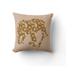 Daisy the Elephant American MoJo Pillow